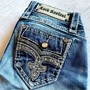 Rock Revival Aleanor Boot Stretch Jean | Size 24